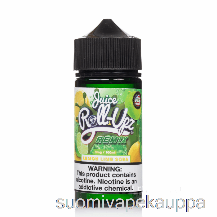 Vape Suomi Sitruuna Lime Sooda - Mehu Roll Upz Remix - 100ml 3mg